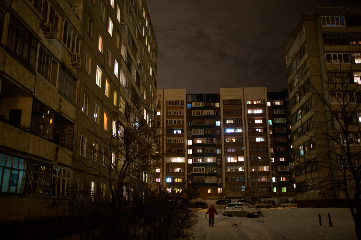 Apartment Building At Night the reinvention of bashkortostan | m. scott brauer - photographer Apartment Building At Night the reinvention of bashkortostan | m. scott brauer - photographer