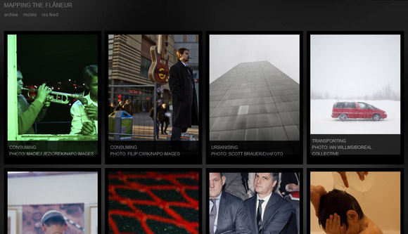Mapping the Flaneur - project website