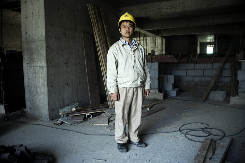 Construction foreman, Nanjing, Jiangsu, China.