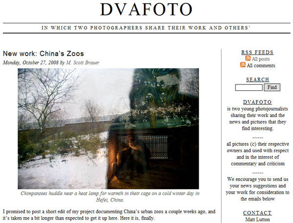 http://www.dvafoto.com/ - M. Scott Brauer and Matt Lutton share their own and others\' photography 
