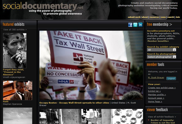 OccupyBoston - M. Scott Brauer - SocialDocumentary.net